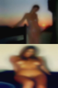 U hairy girls can suck on my tits.